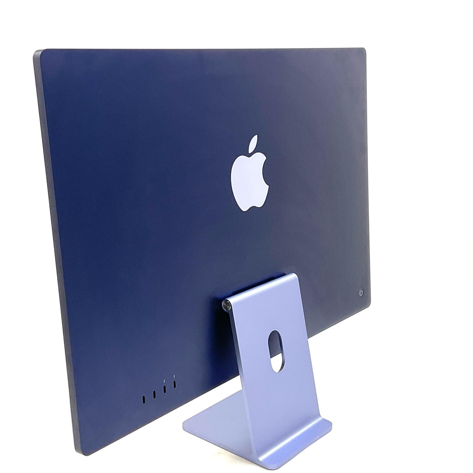 【全額返金保証】【最速発送】Apple iMac 24インチ Apple M3 8GB SSD 256GB パープル 美品 動作確認済