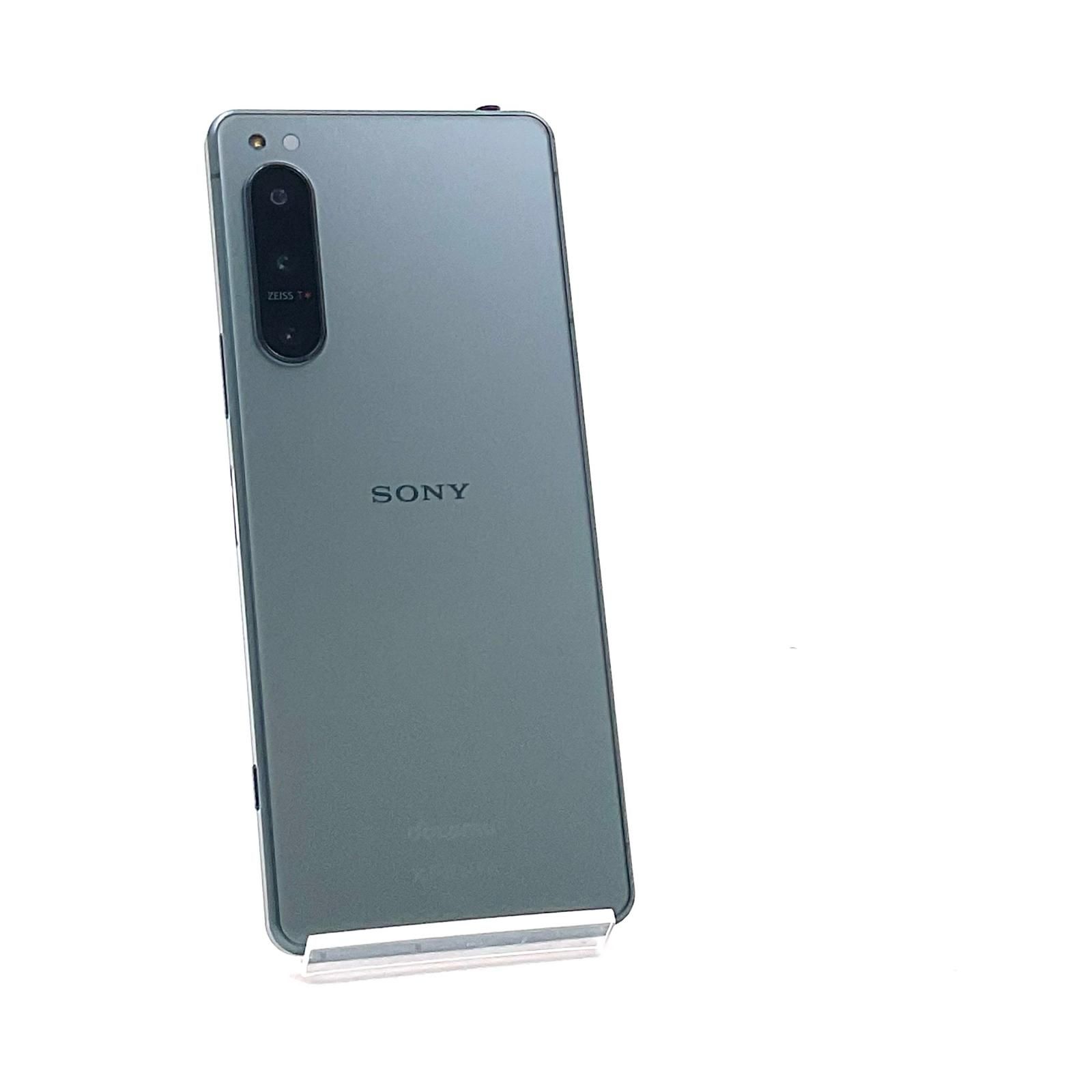 【全額返金保証】【最速発送】Sony Xperia 5 IV 128GB グリーン docomo SO-54C 白ロム 動作確認済