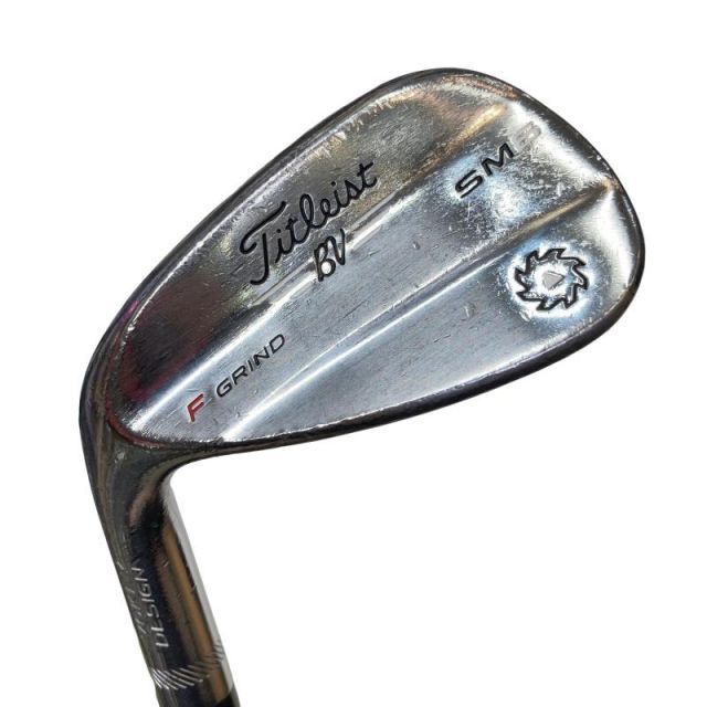 【中古】 タイトリスト VOKEY SPIN MILLED SM6 ツアークロム 50°/12°F レフティ USA ウェッジ WG 純正特注シャフト (フレックスR) メンズ 男性用 左利き レフティ 左用 Dランク ゴルフクラブ