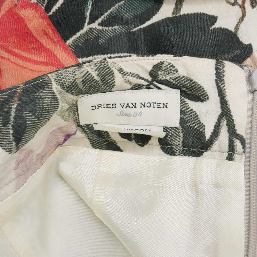 ドリスヴァンノッテン DRIES VAN NOTEN 花柄 フラワー ジャガード