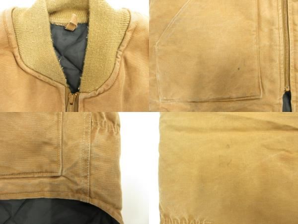 カーハート carhartt 80s ダックベスト VQ196 裏地キルティング