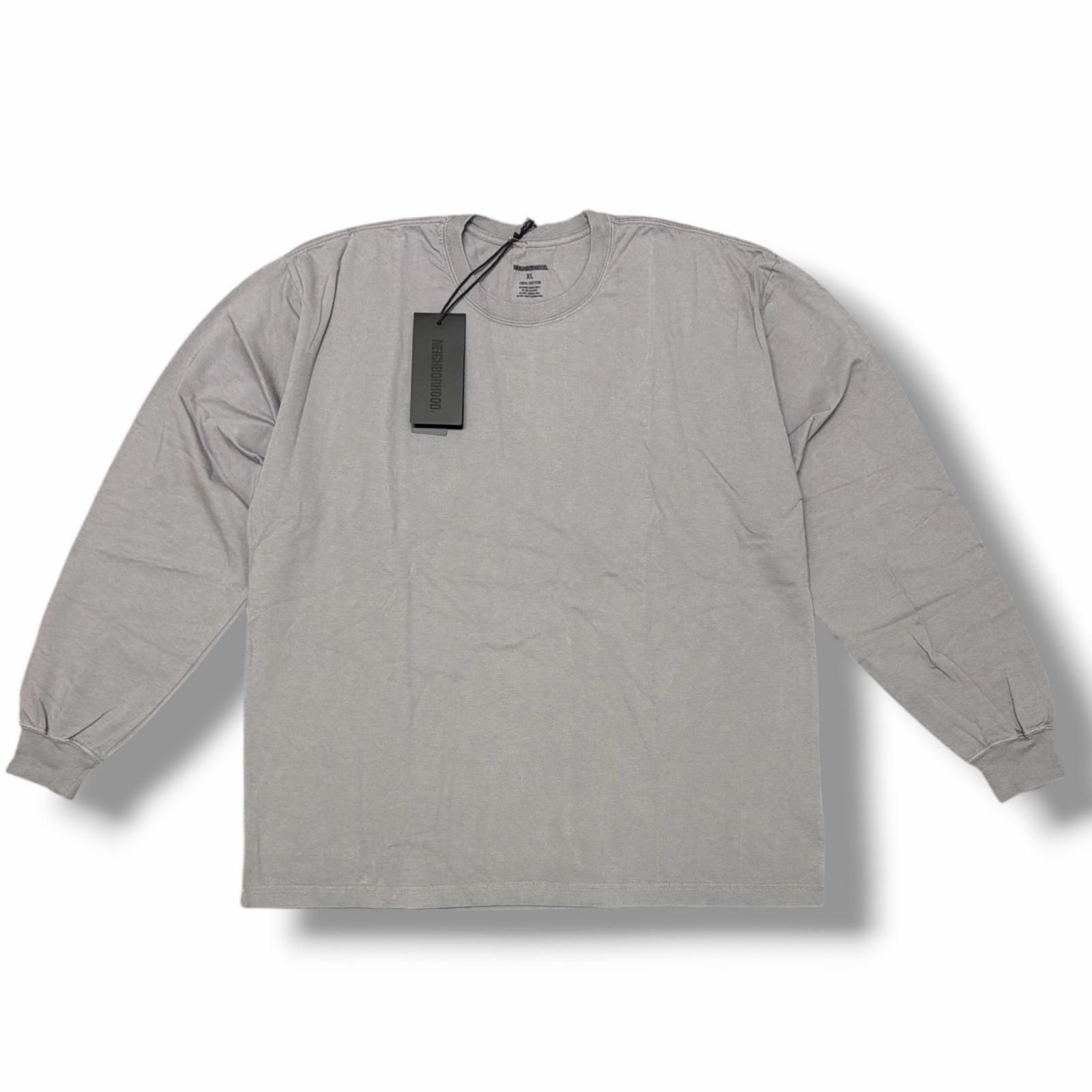 NEIGHBORHOOD 25AW NH . TEE LS-4 ロゴプリントTシャツ 長袖カットソー