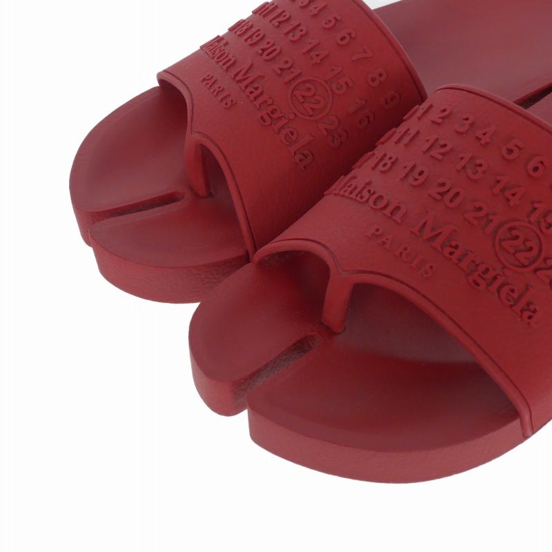 マルジェラ22 レザーサンダル 41 メンズ メゾンマルジェラ 22 Maison Margiela 22 21SS tabi slide sandal タビ