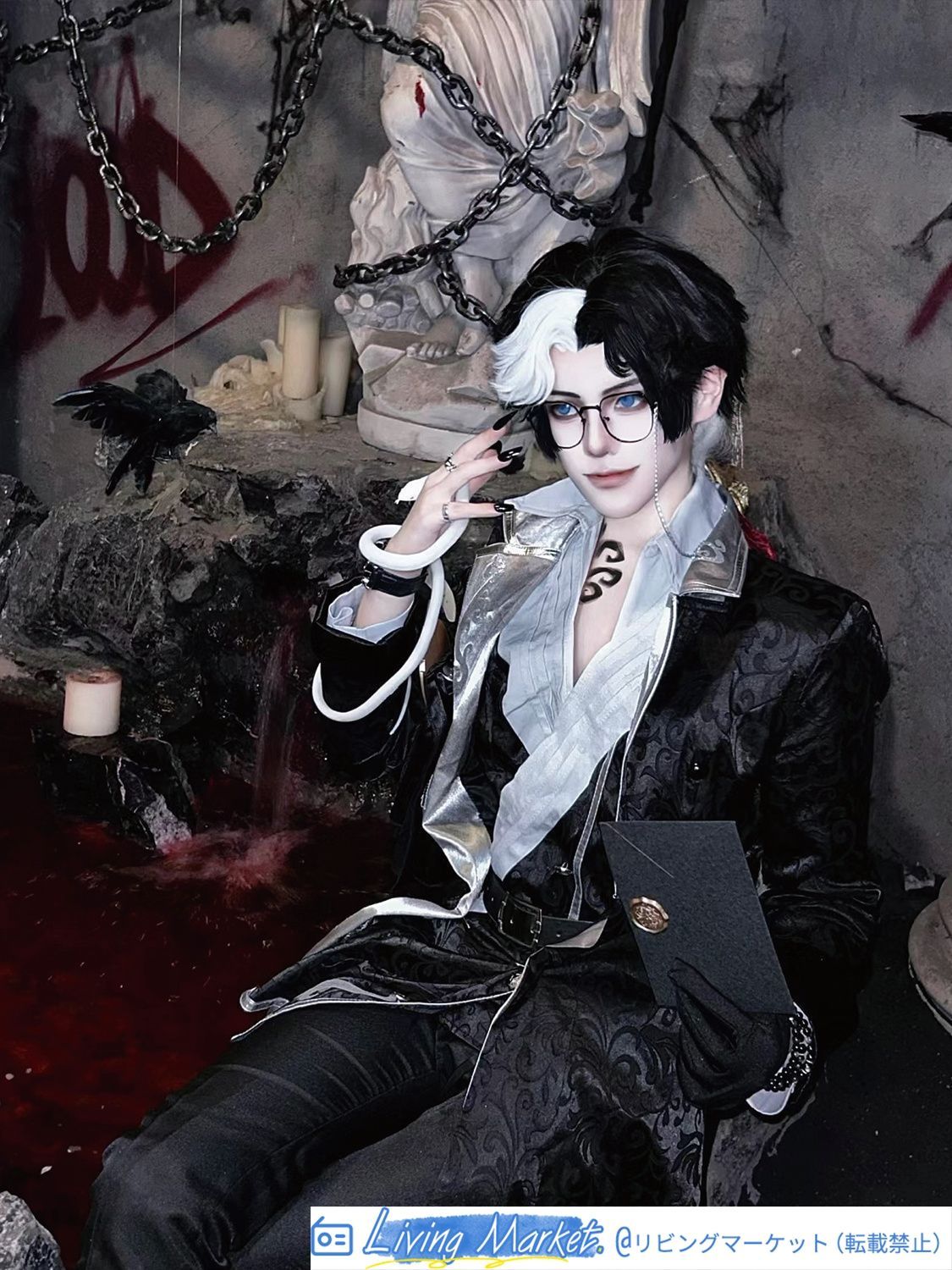 第五人格 コスプレ衣装 写真家 ジョゼフ?ドラソネス 全9点 仁慈写真家 男性用 豪華仕様 殿堂風 高級感溢れる 衣装セット ハロウィン 仮装 パーティー 舞台演出 推し活 撮影会 誕生日プレゼント イベント用 大人用 コスプレ衣装 CS626P208