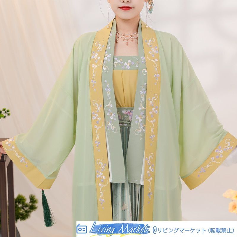 【余生】宋制漢服 3点セット 吊り袖飛行ジャケット+百褶スカート+吊りトップス グリーン&レッド選択可 夏用 和風伝統衣装 高品質 日常 舞台 仮装 撮影会 ハロウィン 推し活 プレゼント CS626P331 【余生】宋制漢服 3点セット 吊り袖飛行ジャケット+百褶スカート+吊りトップス グリーン&レッド選択可 夏用 和風伝統衣装 高品質 日常 舞台 仮装 撮影会 ハロウィン 推し活 プレゼント CS626P331