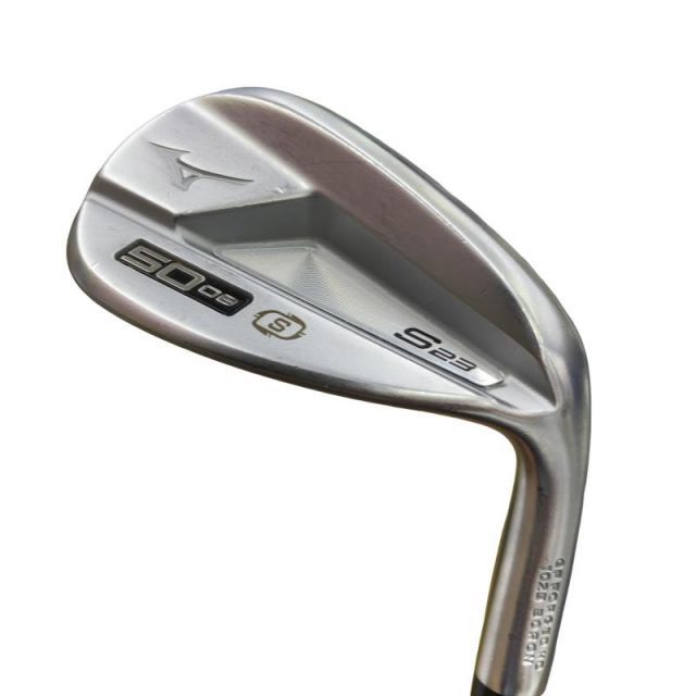 【中古】 ミズノ Mizuno S23(ホワイトサテン) 50°/08°S ウェッジ WG 純正特注シャフト (フレックスS) メンズ 男性用 右利き 右用 Cランク ゴルフクラブ