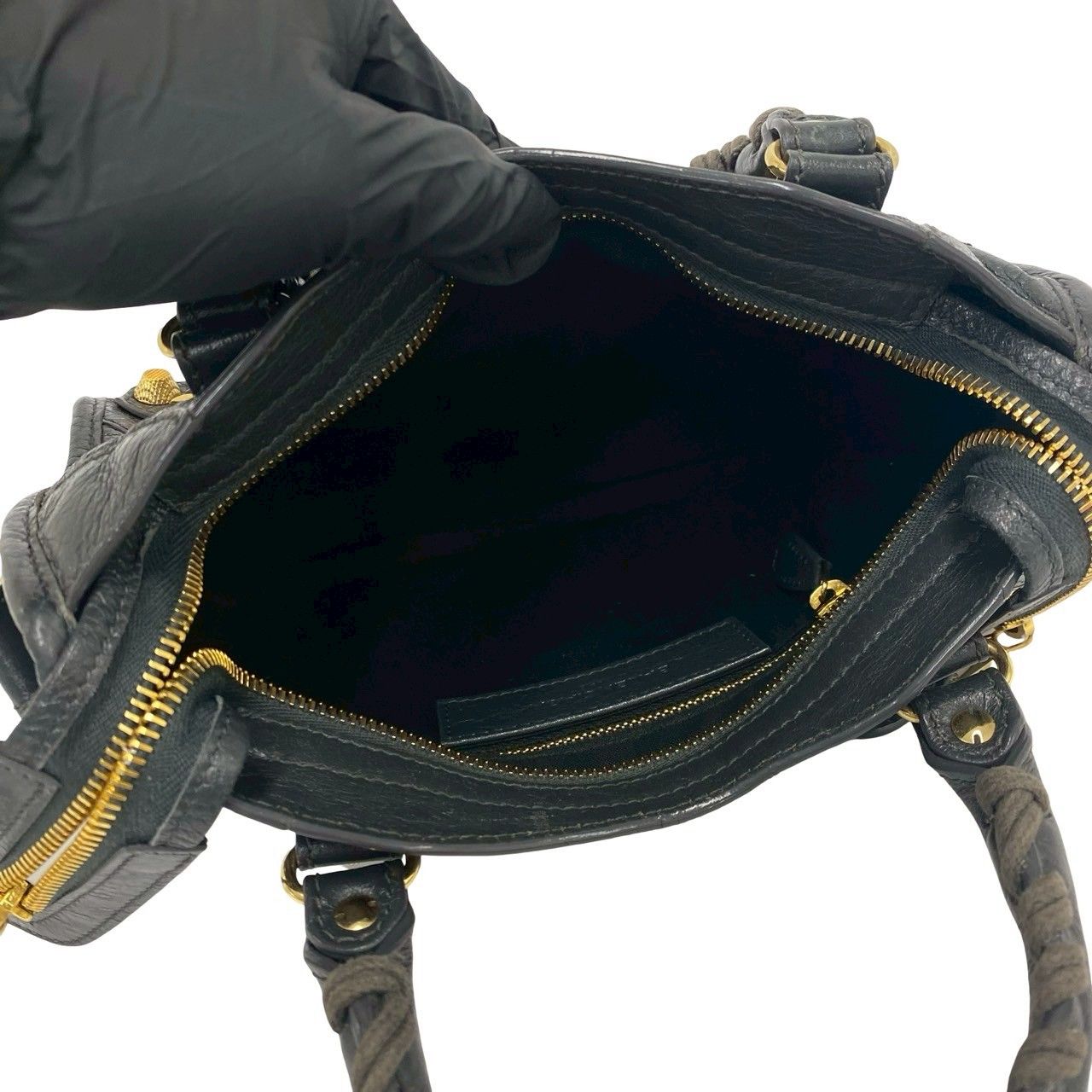 極 美品 BALENCIAGA バレンシアガ ジャイアントシティ レザー 本革 