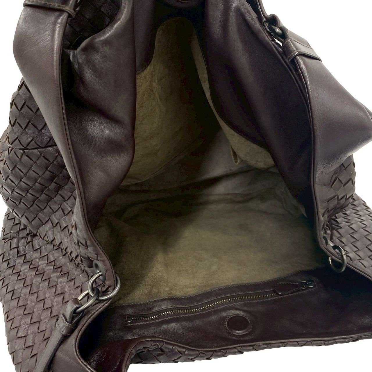 極 美品 袋付き BOTTEGA VENETA ボッテガヴェネタ イントレチャート