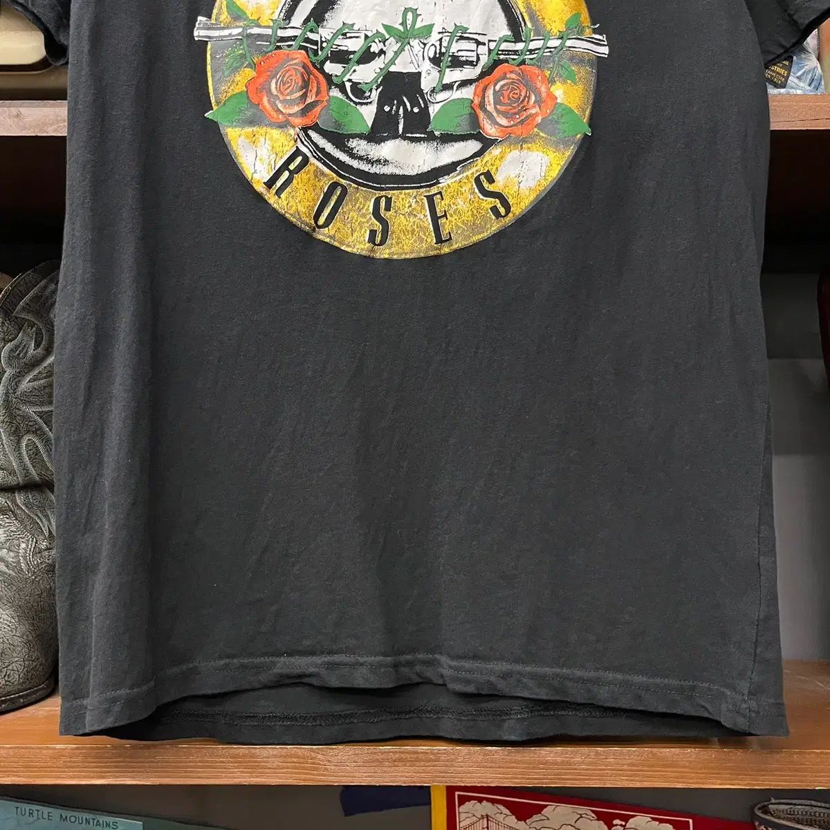 ガンズアンドローゼズ OFFICIAL Classic Bullet ロゴ 半袖 Tシャツ N1780