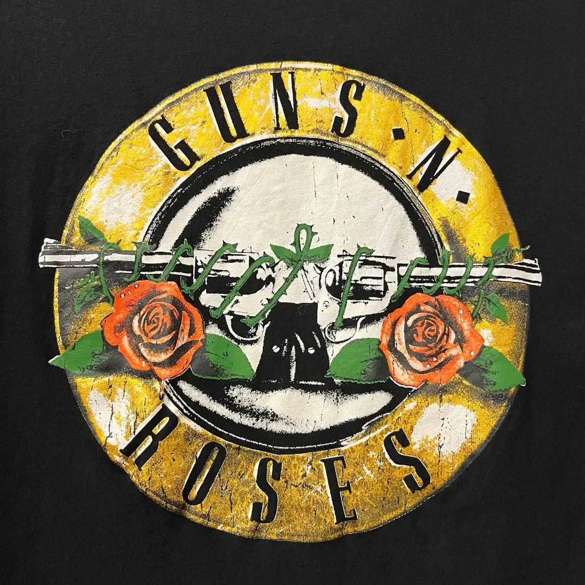 ガンズアンドローゼズ OFFICIAL Classic Bullet ロゴ 半袖 Tシャツ N1780