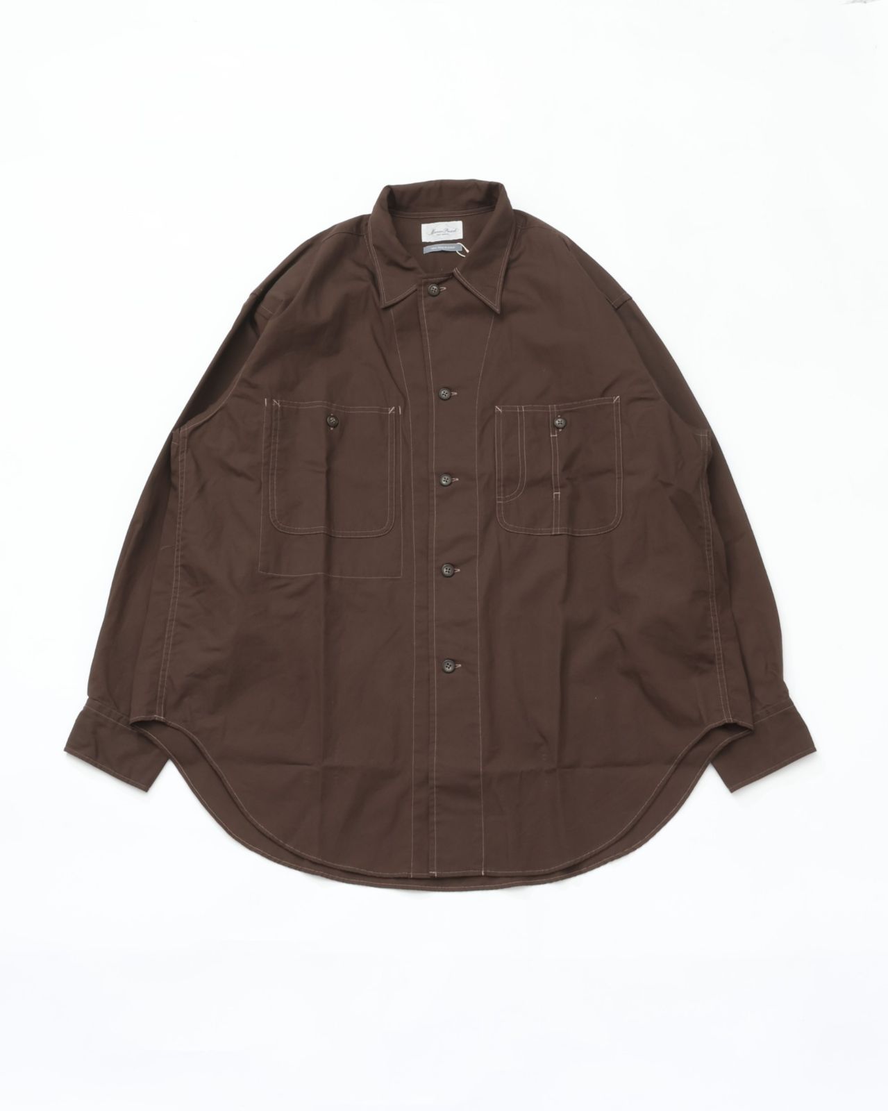Marvine Pontiak Shirt Makers マービンポンティアックシャツメーカー Cover All SH chocolate MPSM-2006S シャツ