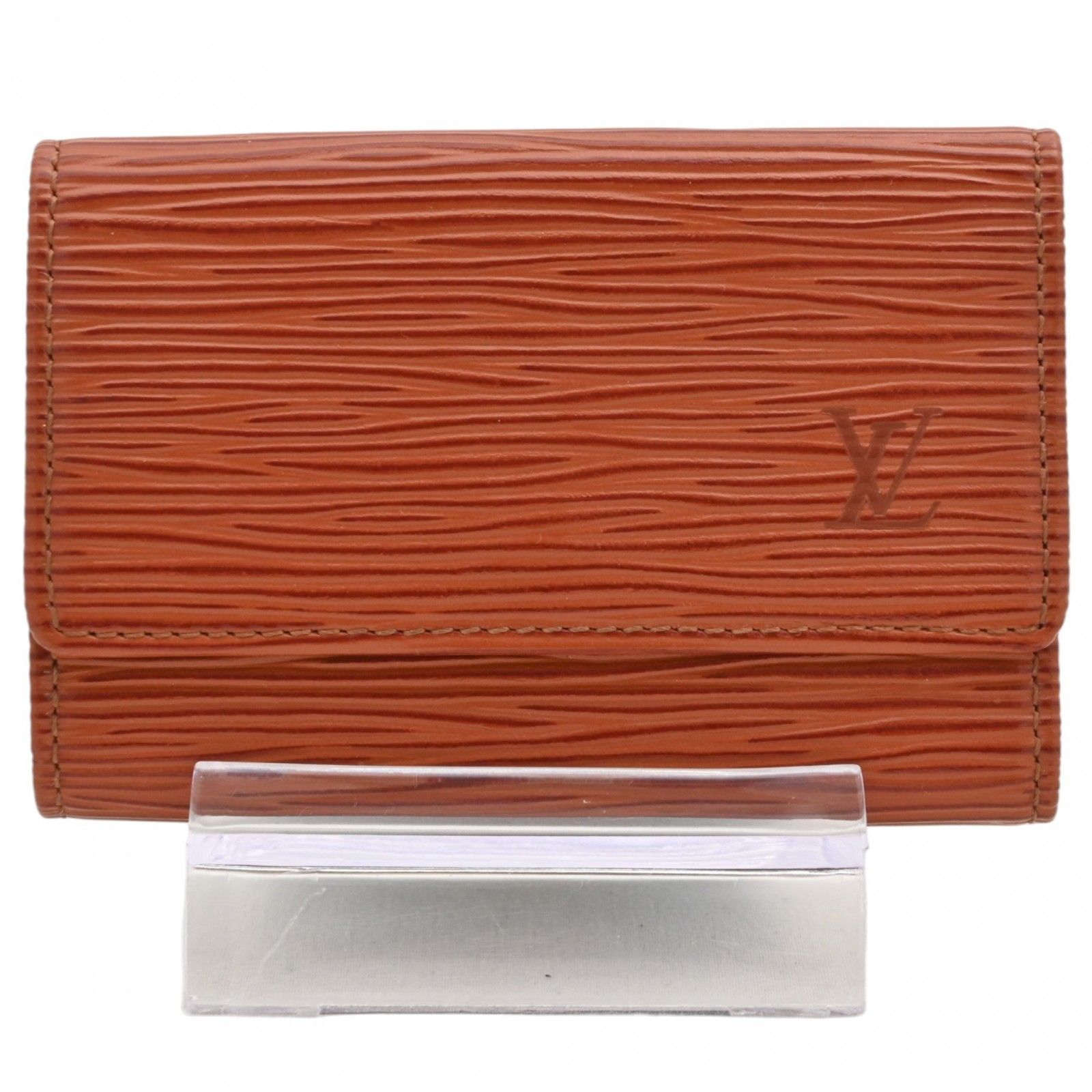 【中古】ルイヴィトン エピ ミュルティクレ6 キーケース 6連 ブラウン LV ロゴ ゴールド金具 Aランク lv0606hh