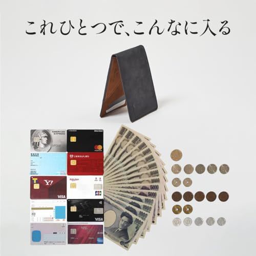 DONBOLSO 本革 マネークリップ 小銭入れ付き 薄型 ミニウォレット za065-cha送料無料 0ed7dfb1