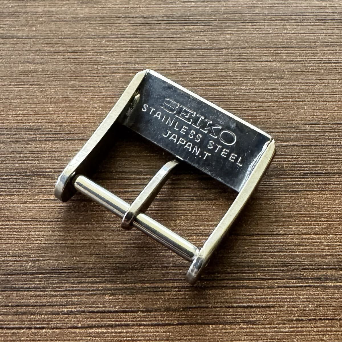 SEIKO セイコー 尾錠 シルバー 15mm シルバー 純正 ヴィンテージ