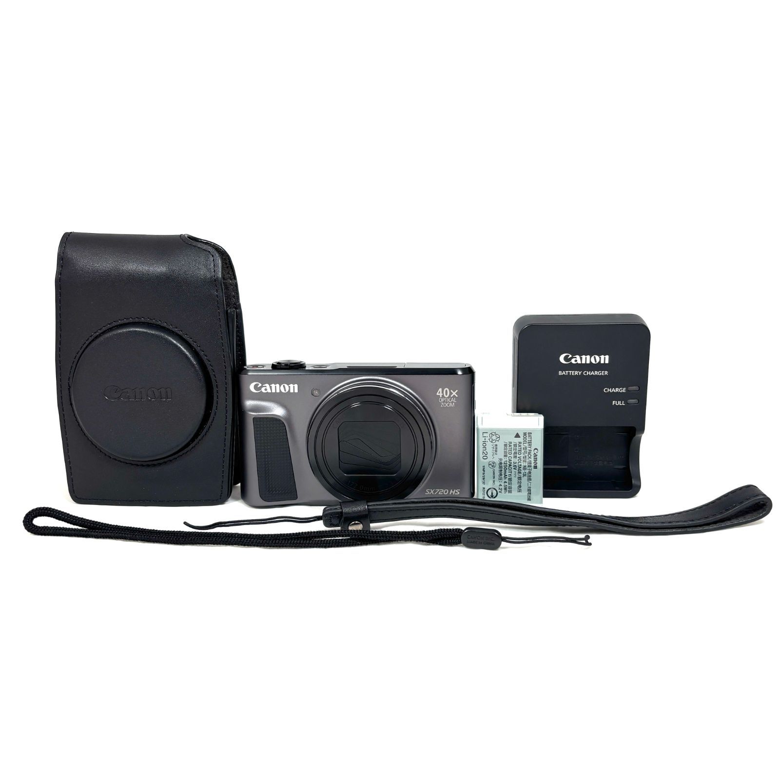 【良品・純正ポーチ付き】 CANON PowerShot SX720 HS ブラック