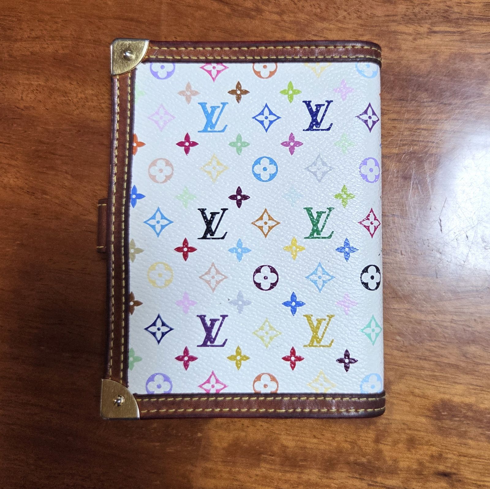 ルイヴィトン 手帳カバー モノグラム マルチカラー Louis Vuitton マルチカラー 手帳カバー - メルカリ