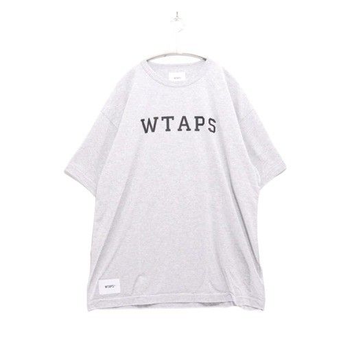 【中古A】メンズ 02 ダブルタップス WTAPS 25ss アカデミー Tシャツ アッシュグレー