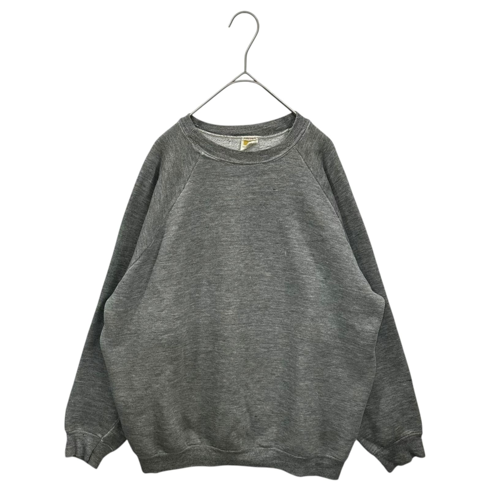 RUSSELL(ラッセル) 1970's Vintage Heather Gray Sweatshirt ヴィンテージ 霜降り スウェット XL ライトグレー 70年代 金タグ レーヨン 無地 ラグラン