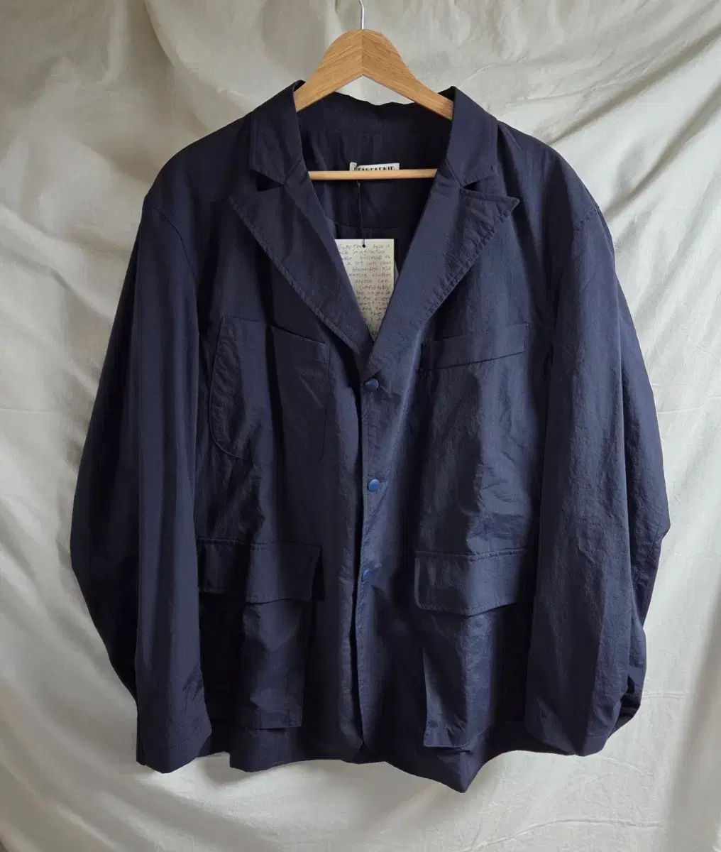 (新品) BEARDED KID(ビアーデッドキッド) ユーティリティー ジャケット ネイビー M-L