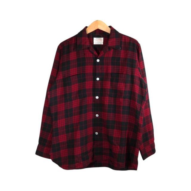 VINTAGE 50-60s ARROW VIYELLA CHECK SHIRT サイズＭ アロー ビエラ チェック シャツ トップス 大名店