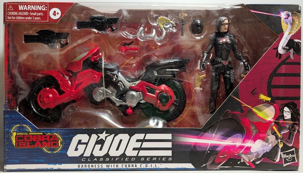 HASBRO CLASSIFIED BARONESS WITH COBRA C.O.I.L. 6インチ