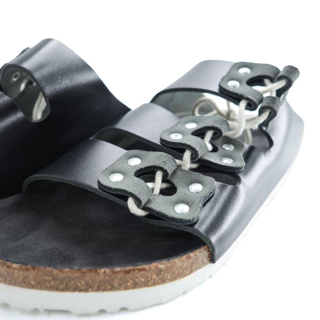 ビルケンシュトック　サンダル　ルカ　27cm LUCCA BIRKENSTOCK ルカ LUCCA スライド サンダル 27cm ブラック レザー