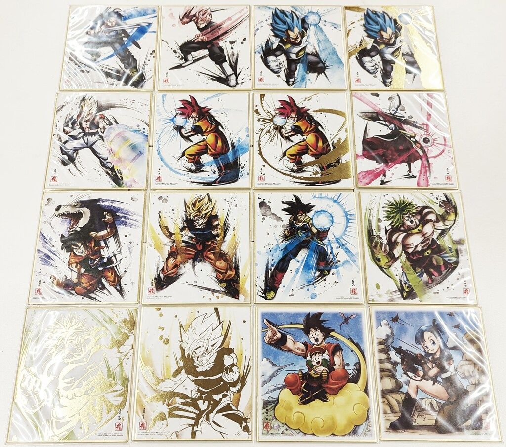 BANDAI 2弾/2349558 ドラゴンボール色紙ART2全16種コンプ セット