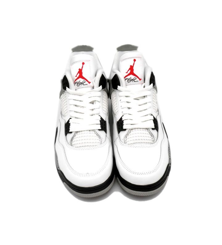 ナイキ NIKE 【 AIR JORDAN 4 RETRO WHITE CEMENT SUMMIT WHITE FIRE