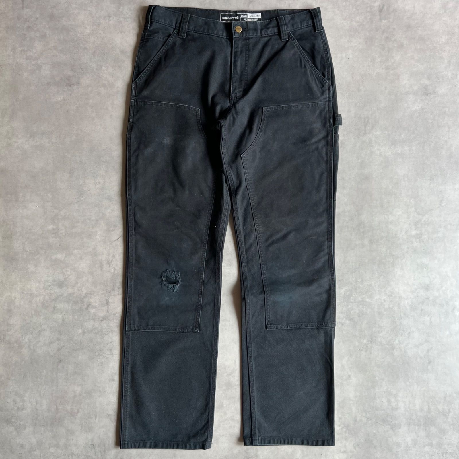 carhartt double knee pants black カーハート ダブルニー ブラック