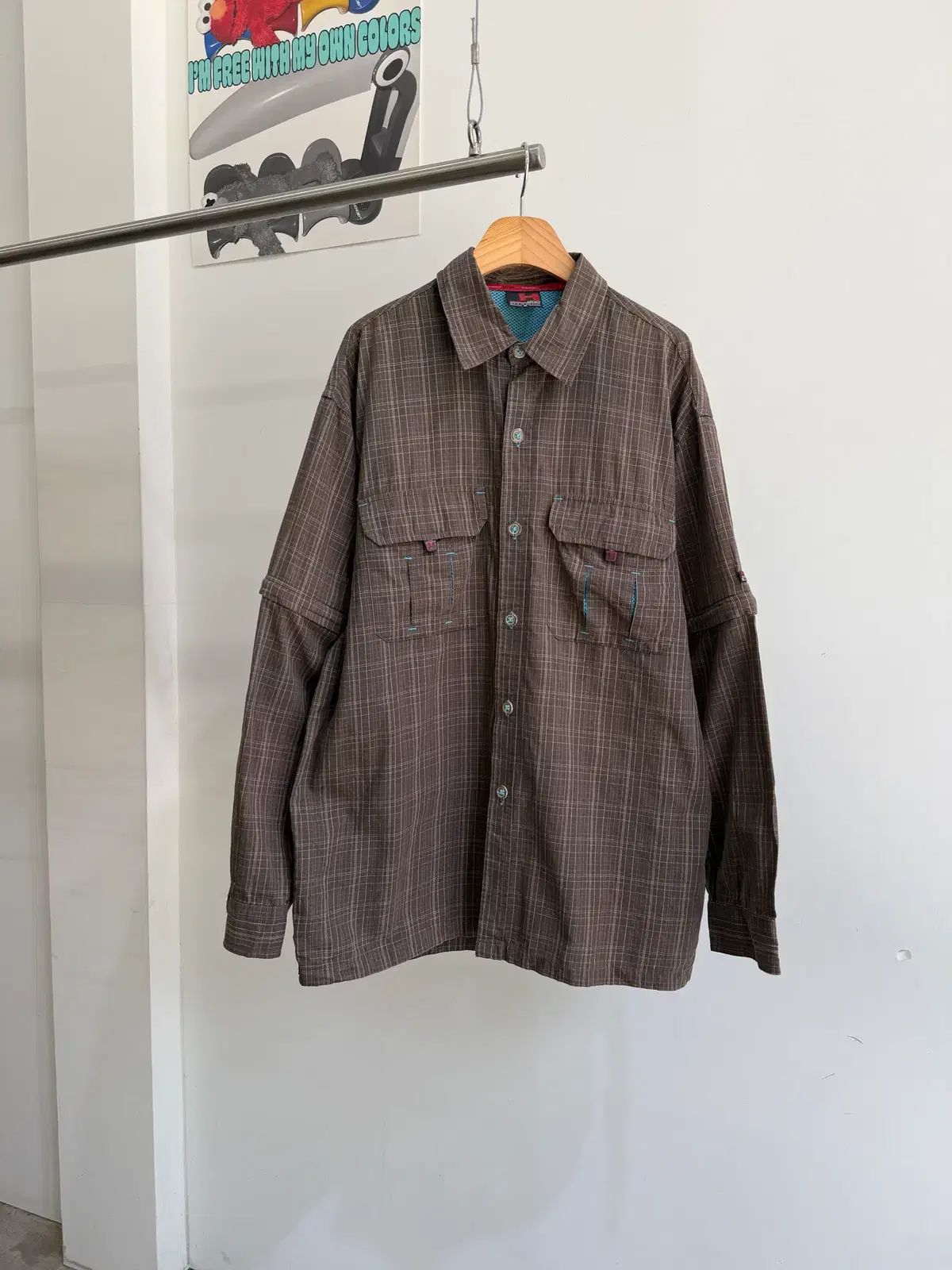 HOBO DENIM レイヤード CHECK シャツ