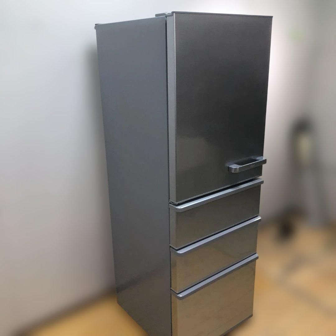 美品 アクア AQUA AQR-36ML 355L 4ドア冷蔵庫 2022年製 ダークシルバー 