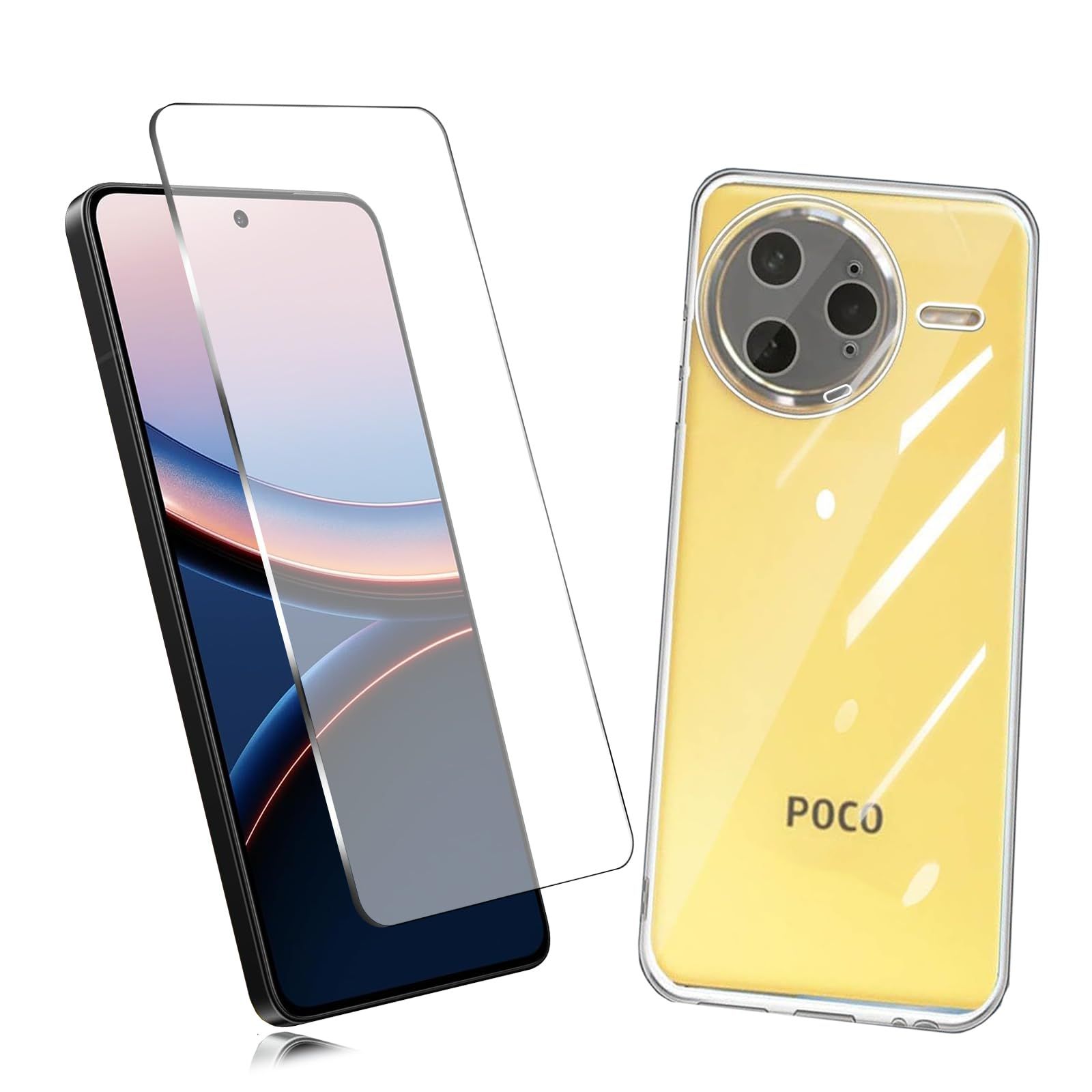 新品 【1+1枚セット】1枚 FOR Xiaomi Poco F7 Ultra 用のガラス 