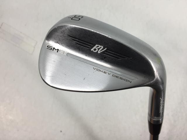 返品OK 【中古ゴルフクラブ】タイトリスト ボーケイ ウェッジ スピンミルド SM9 (ツアークロム)50.12F(日本仕様) BV105 AW