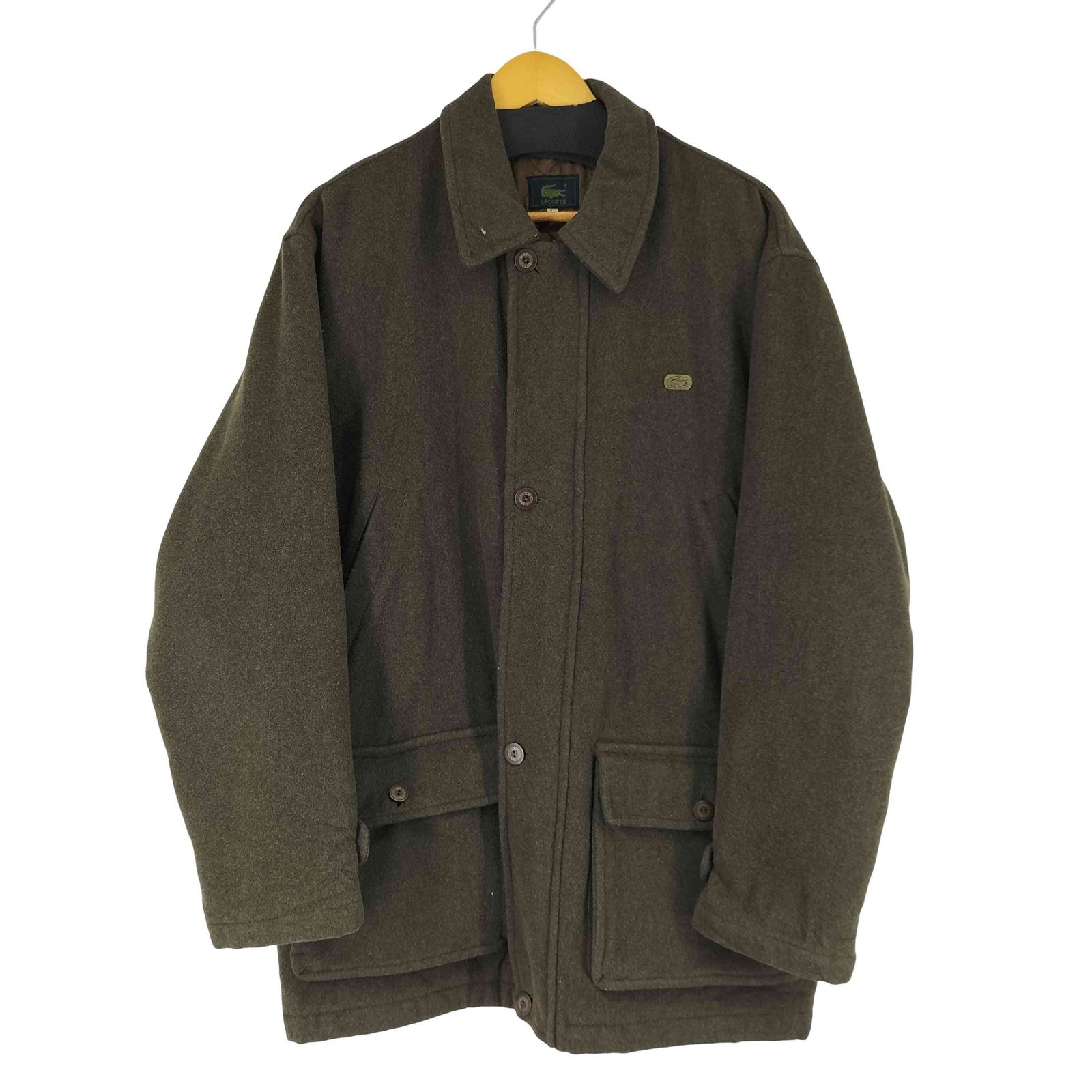 ラコステ LACOSTE 中綿 ウール ハーフコート メンズ JPN：L