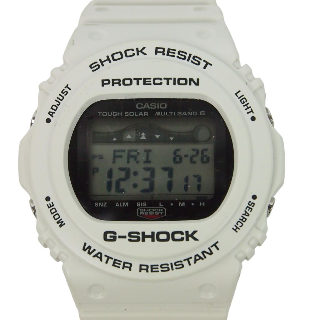 カシオジーショック CASIO G-SHOCK G-LIDE ジーライド GWX-5700 シリーズ ソーラー 電波腕時計 白 ホワイト GWX-5700CS