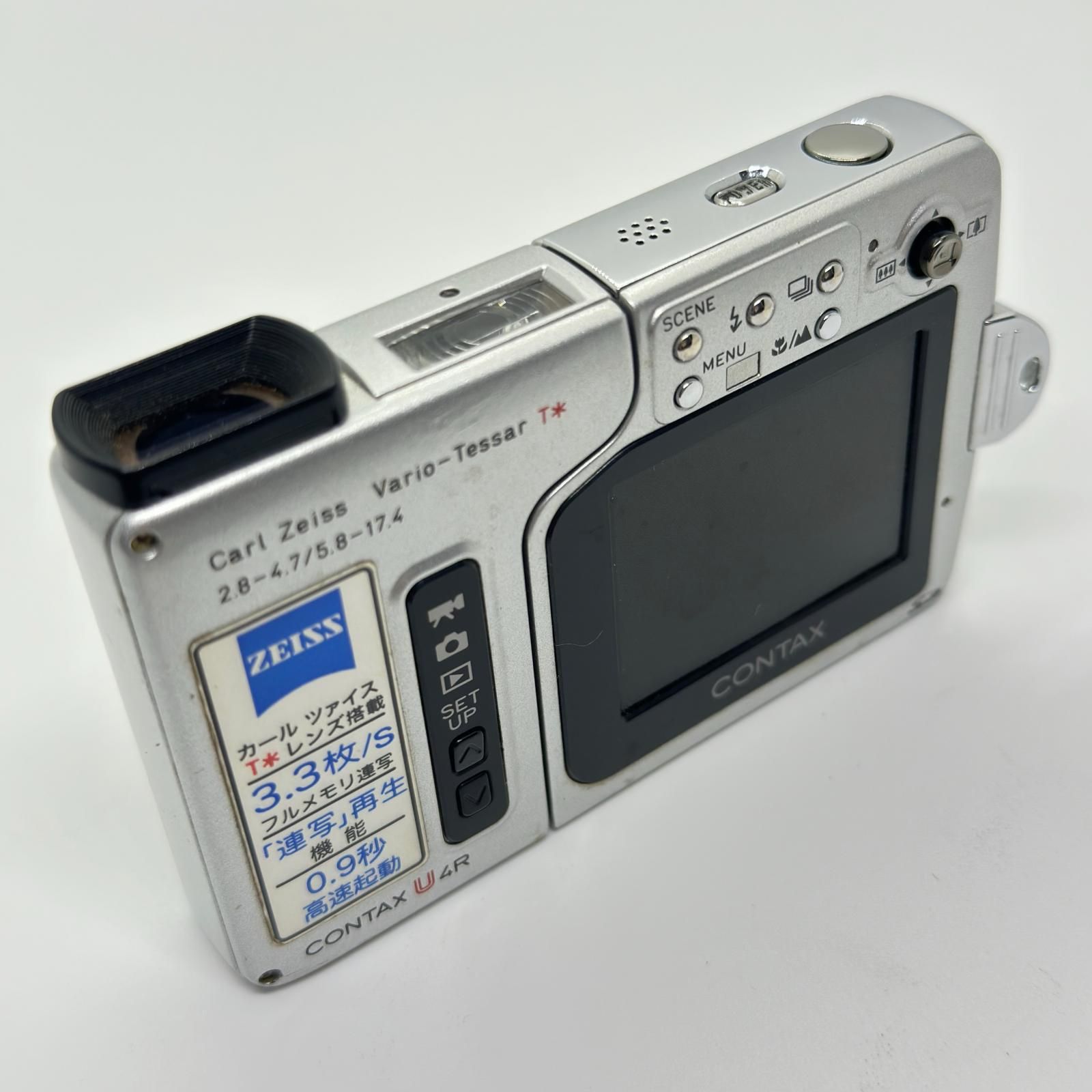 全額返金保証】【最速発送】CONTAX コンパクトデジタルカメラ U4R
