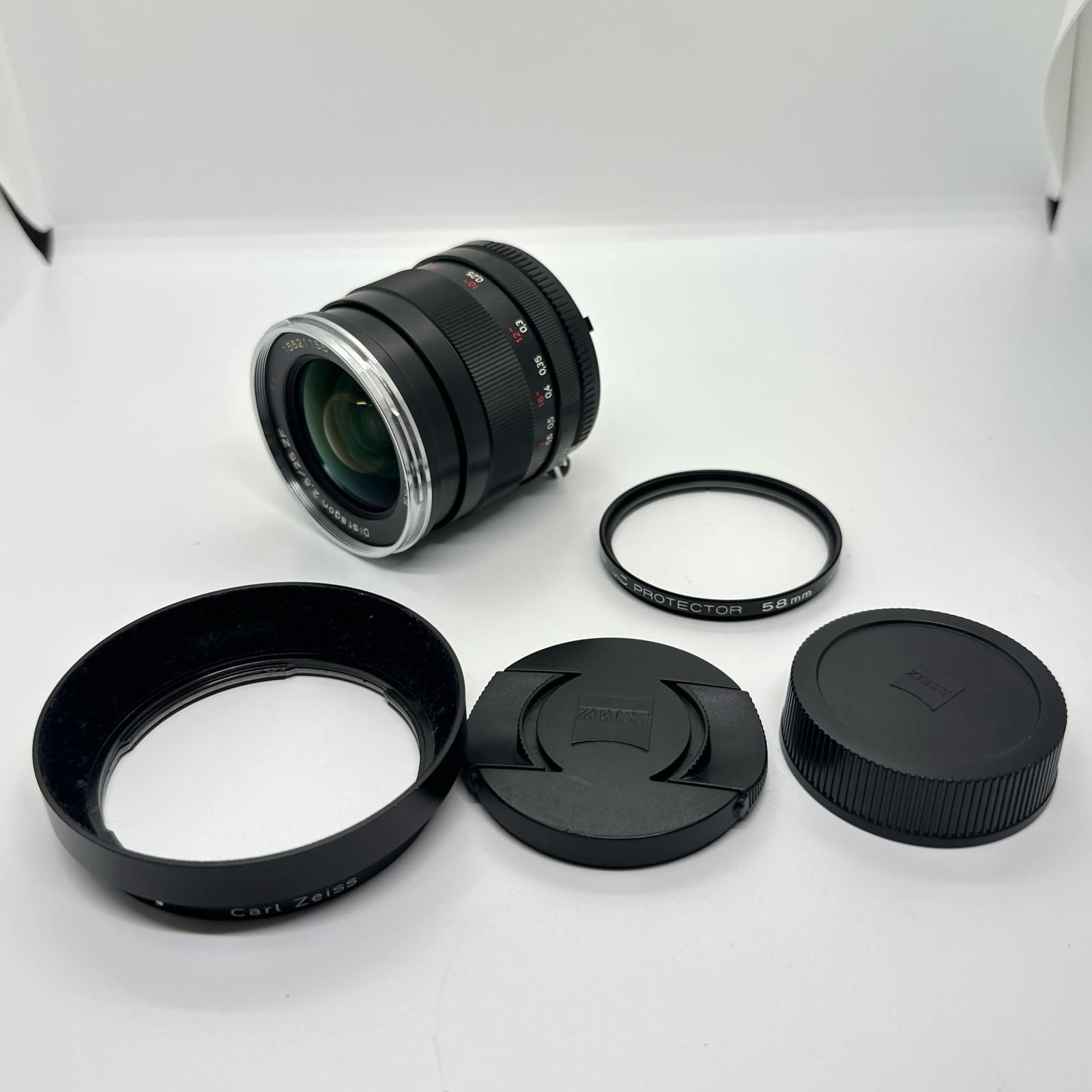 【全額返金保証】【最速発送】Carl Zeiss Distagon 25mm F2.8 ZF 美品 動作確認済