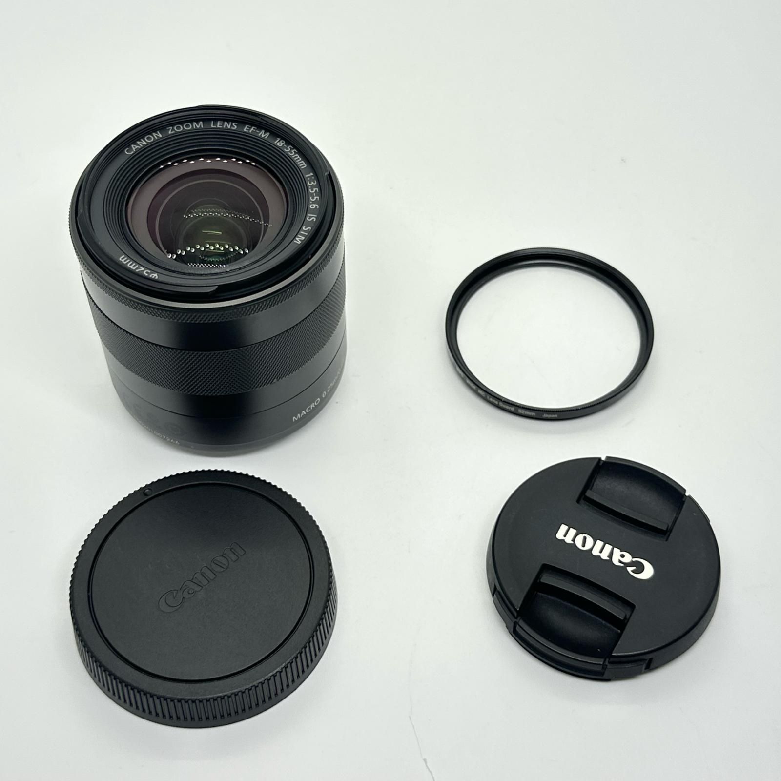 全額返金保証】【最速発送】Canon EF-M 18-55mm F3.5-5.6 IS 美品 動作 