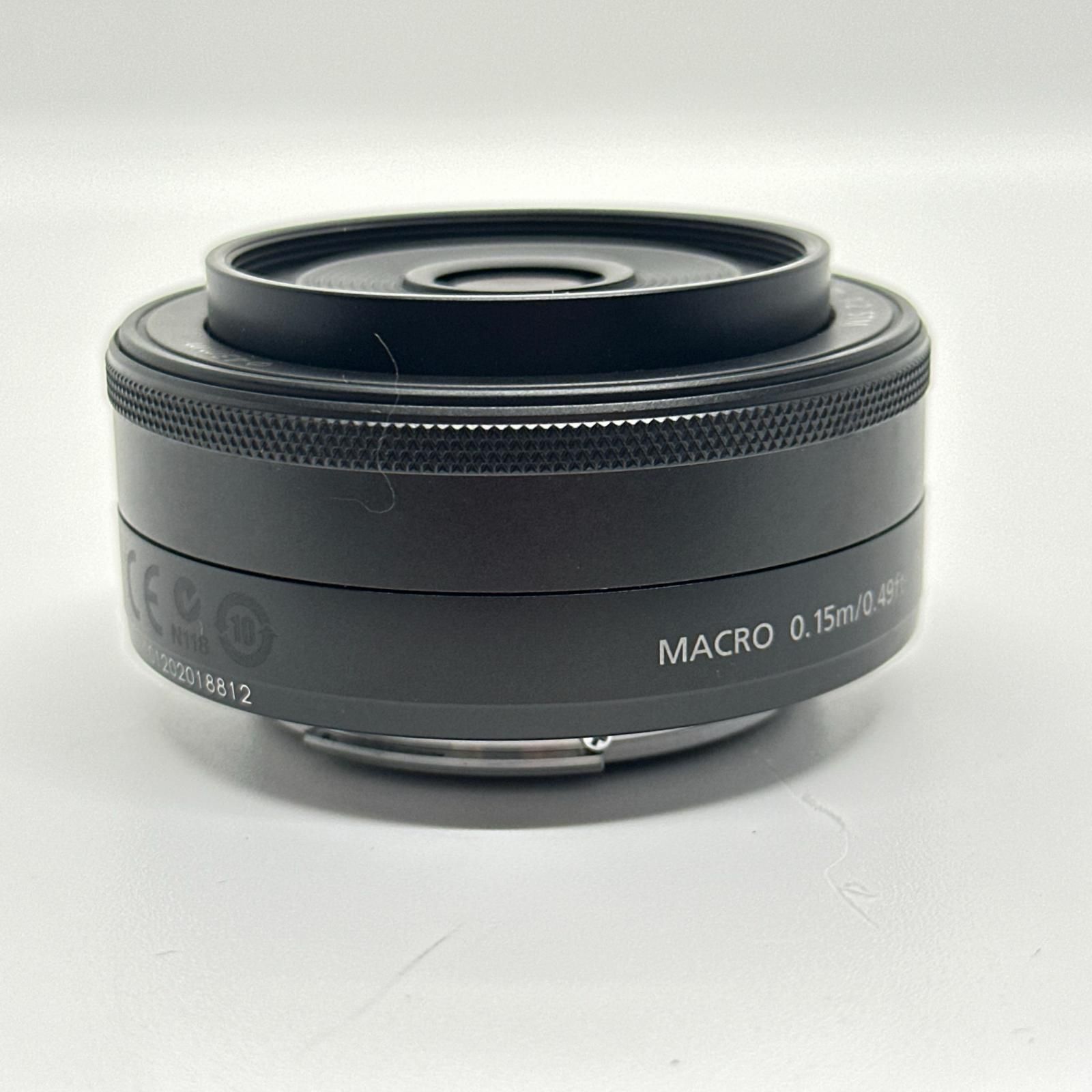 全額返金保証】【最速発送】Canon EF-M 22mm F2 STM 美品 動作確認済