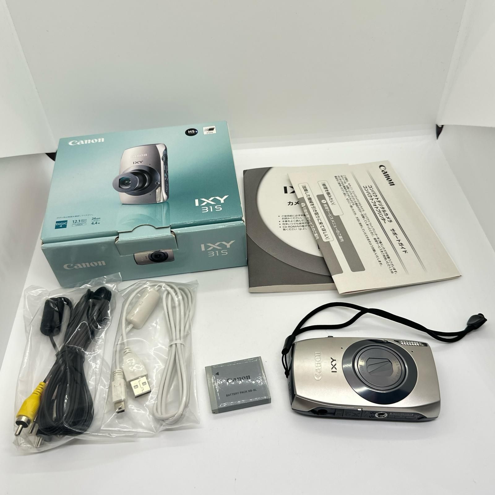 全額返金保証】【最速発送】Canon コンパクトデジタルカメラ IXY 31 S