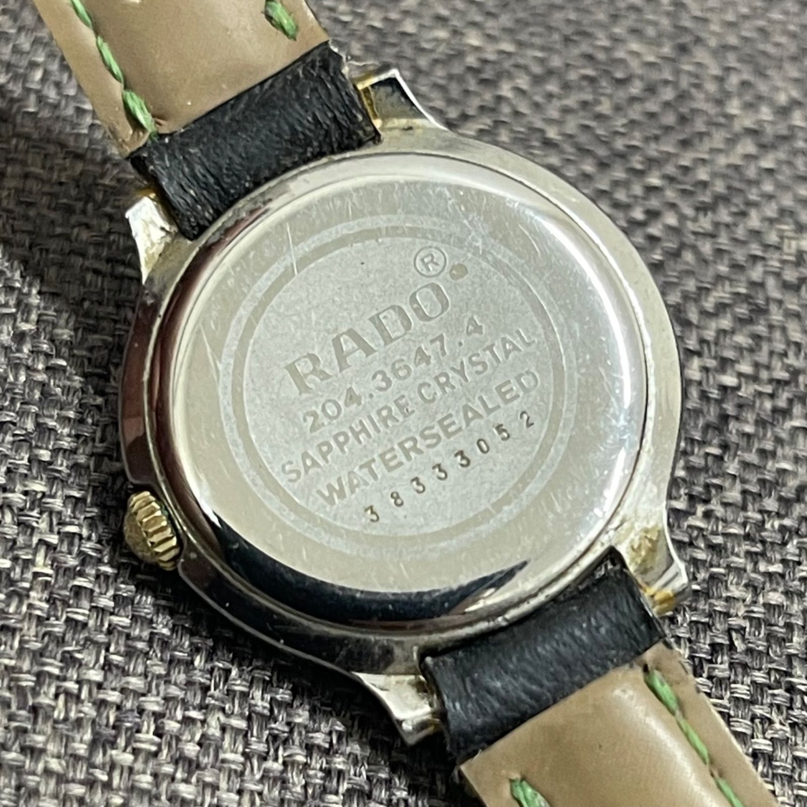 NPA】ジャンク RADO ラドー 204.3647.4 腕時計 - メルカリ