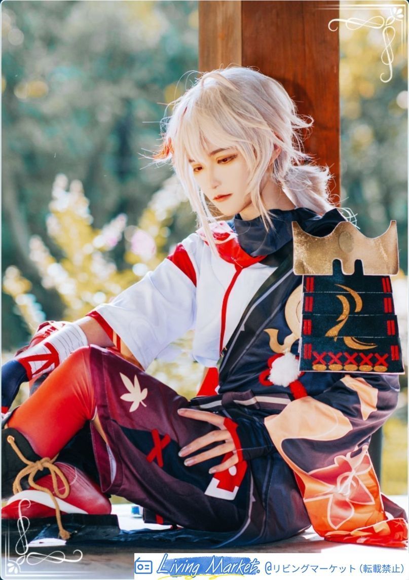 原神 稲妻 原万葉 コスプレ衣装 男性用 豪華フルセット アニメ＆ゲームキャラクター 仮装 撮影会 ハロウィン イベント用 高品質 CS626P203