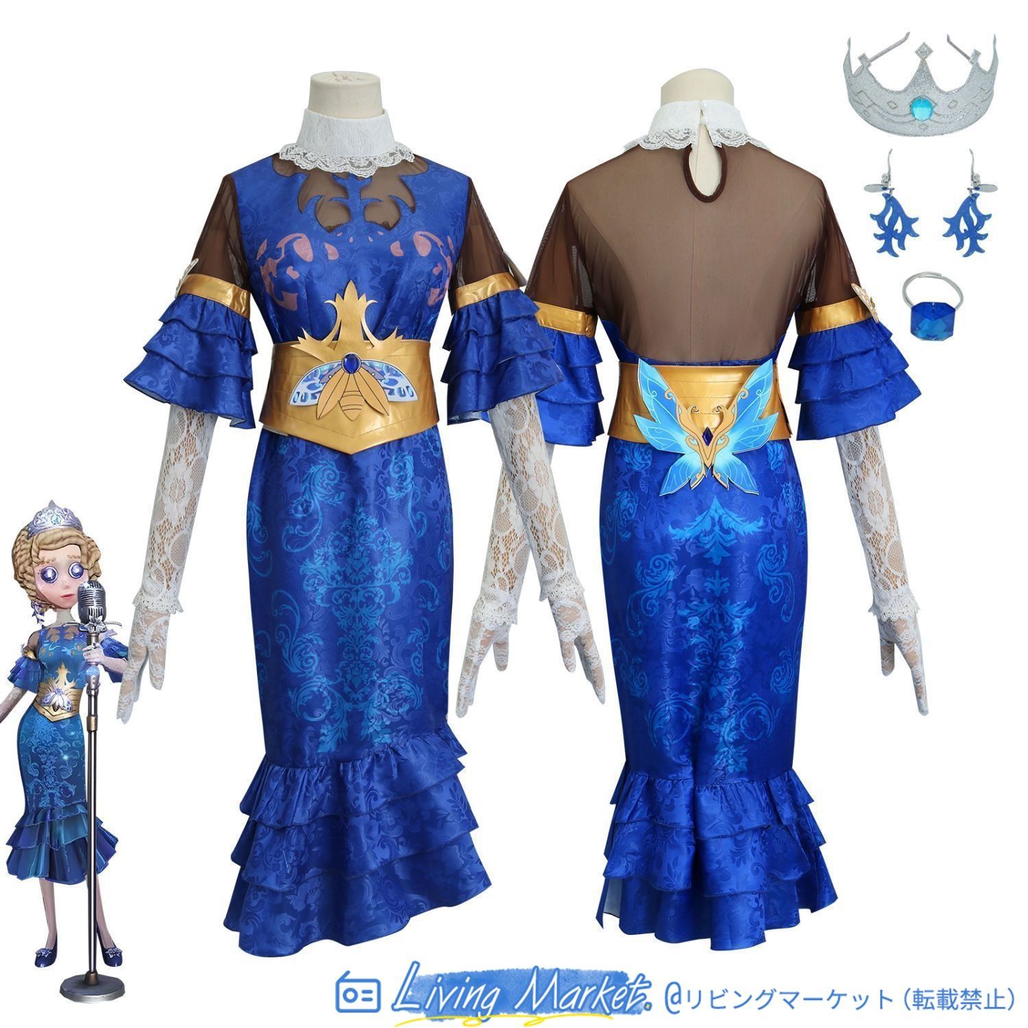 第五人格 コスプレ衣装 医師ゲーム同款 ドレスセット 二次元仮装 女性用 コスチューム イベント ハロウィン パーティー 高品質 豪華小物付き クリスマス 衣装プレゼントおすすめ CS626P191