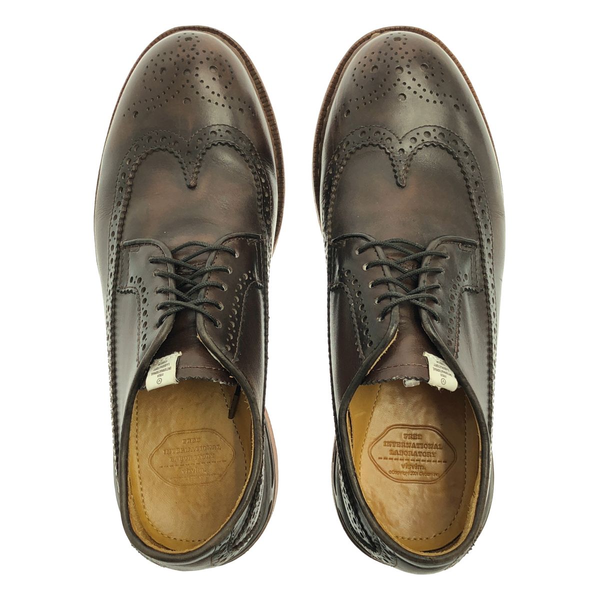 visvim patrician WT-FORK ウイングチップ visvim / ビズビム | PATRICIAN WT-FOLK レザー ウイングチップ レース