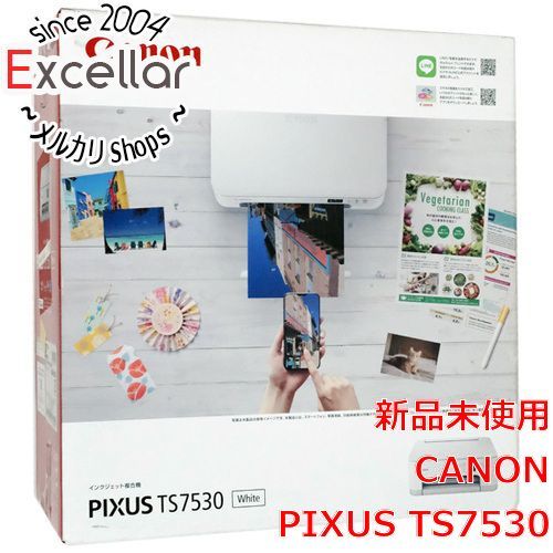 [bn:6] Canon製　インクジェット複合機　PIXUS TS7530　ホワイト