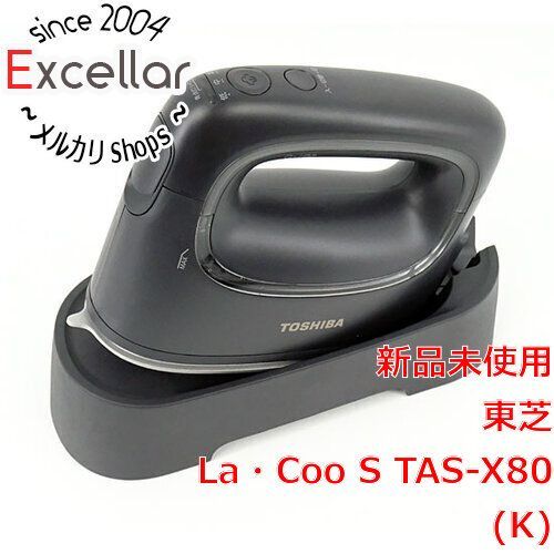 [bn:15] TOSHIBA　コードレス衣類スチーマー La・Coo S　TAS-X80(K)　ストーンブラック