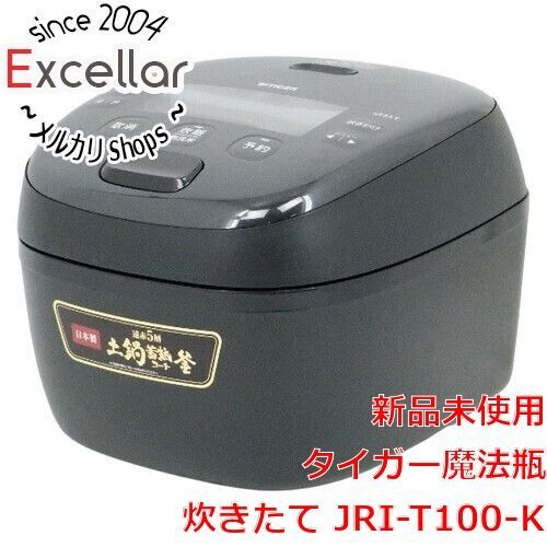 [bn:3] TIGER　圧力IHジャー炊飯器 炊きたて 5.5合炊き　JRI-T100-K　ブラック
