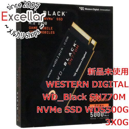 [bn:1] Western Digital製 SSD　WD_Black SN770M NVMe SSD WDS500G3X0G　500GB