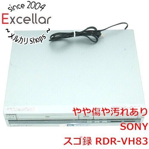 [bn:5] SONY製　HDD搭載VHSビデオ一体型DVDレコーダー スゴ録　RDR-VH83　本体いたみ　本体のみ