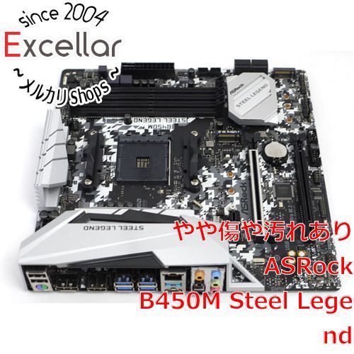 [bn:3] ASRock製 MicroATXマザボ　B450M Steel Legend　SocketAM4